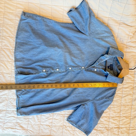 j. Jill denim button up. - Picture 5 of 5